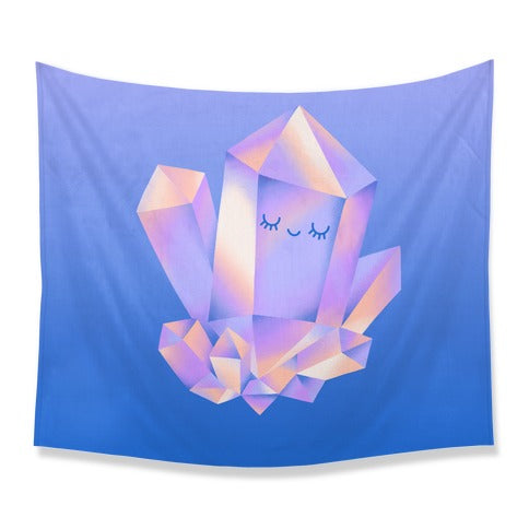 Happy Healing Crystal Tapestry